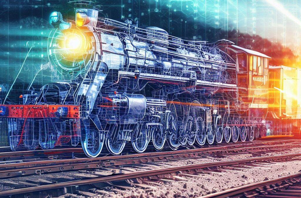Next-Generation Railways: Using Synthetic Image Data to Augment Real-World Data